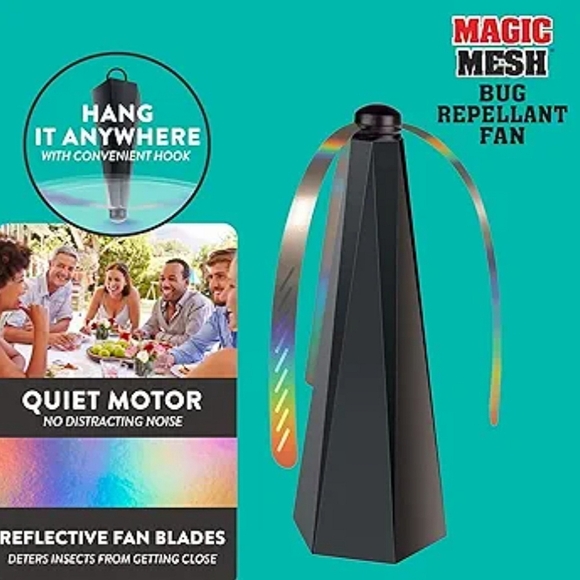 Magic Mesh Insect Repeller Bug Repellant Fan - Picture 5 of 6